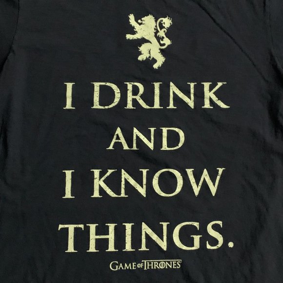 Gently Worn, But Lovingly Cared For, Game of Thrones "I Drink and I Know Things" - Picture 2 of 6